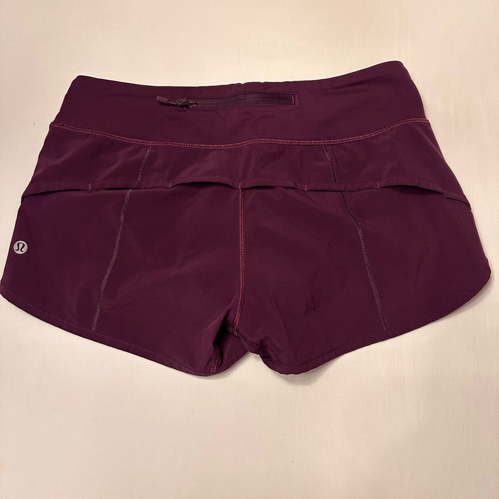 Lululemon Speed Short 2.5”LR*4-Way Stretch, Size 4 - Picture 6 of 11